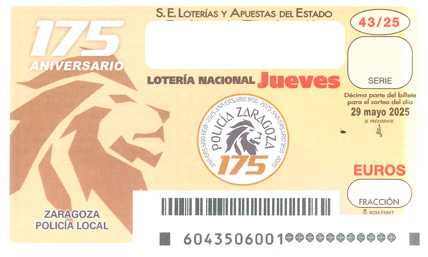 Décimo del Sorteo 1384