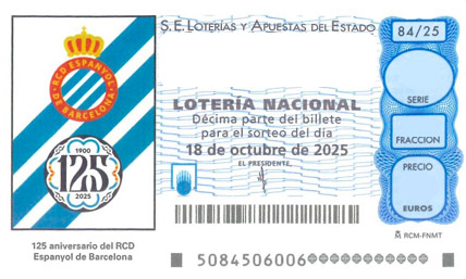 Décimo del Sorteo 1425