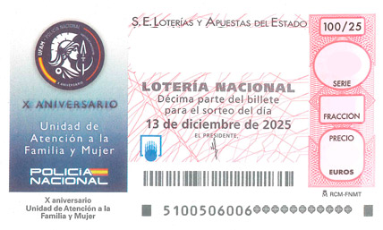 Décimo del Sorteo 1441