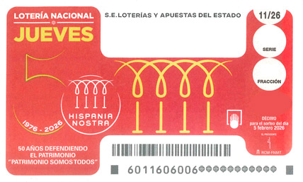 Décimo del Sorteo 1455