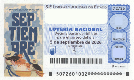 Décimo del Sorteo 1516
